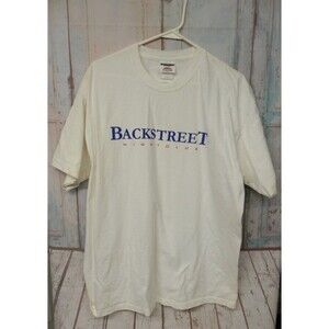 Vintage Backstreet Nightclub White Tshirt Men's Large